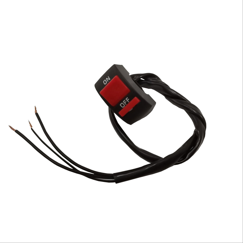 Toggle switch with wiring on a white background, featuring the YXRZ brand.