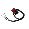 Toggle switch with wiring on a white background, featuring the YXRZ brand.