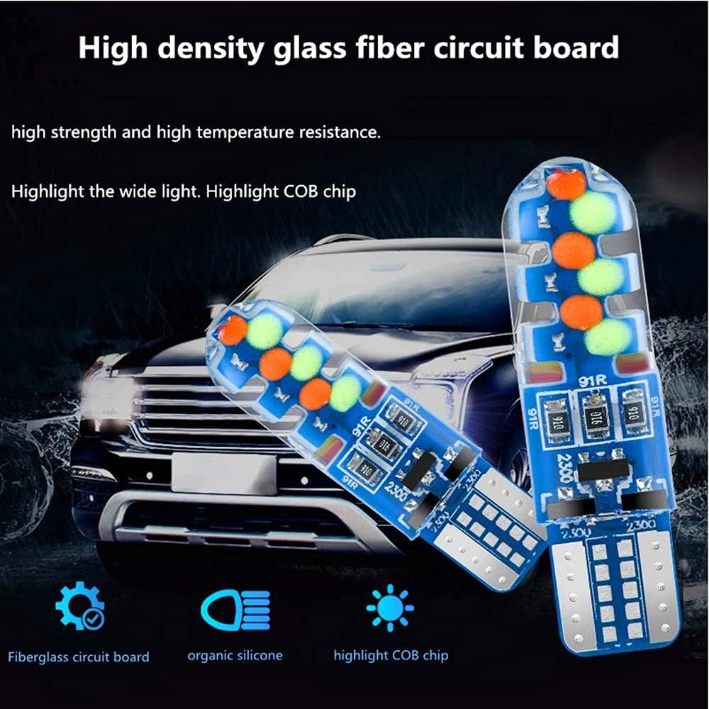 Car headlight bulb with high density glass fiber circuit board on a dark background