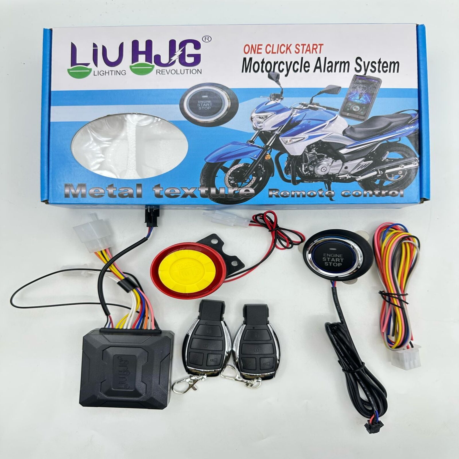 LIU HJG Original Motorcycle Anti-Theft Alarm System