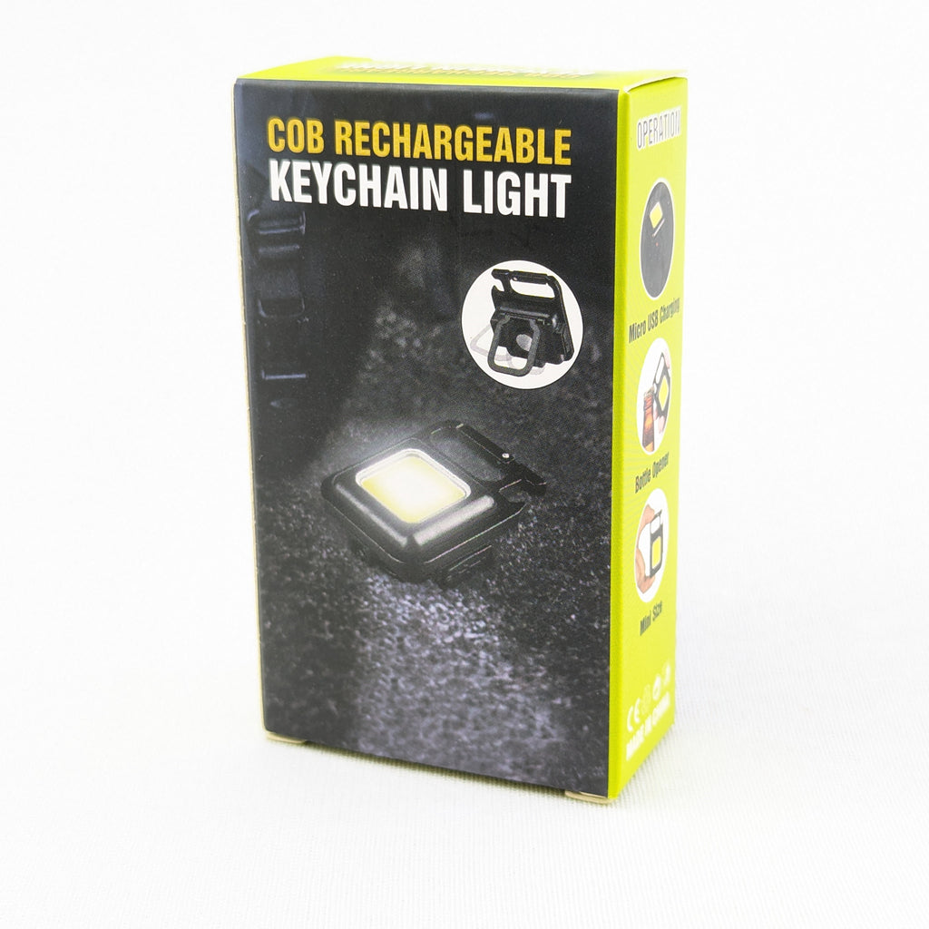 COB Rechargeable LED Keychain Light