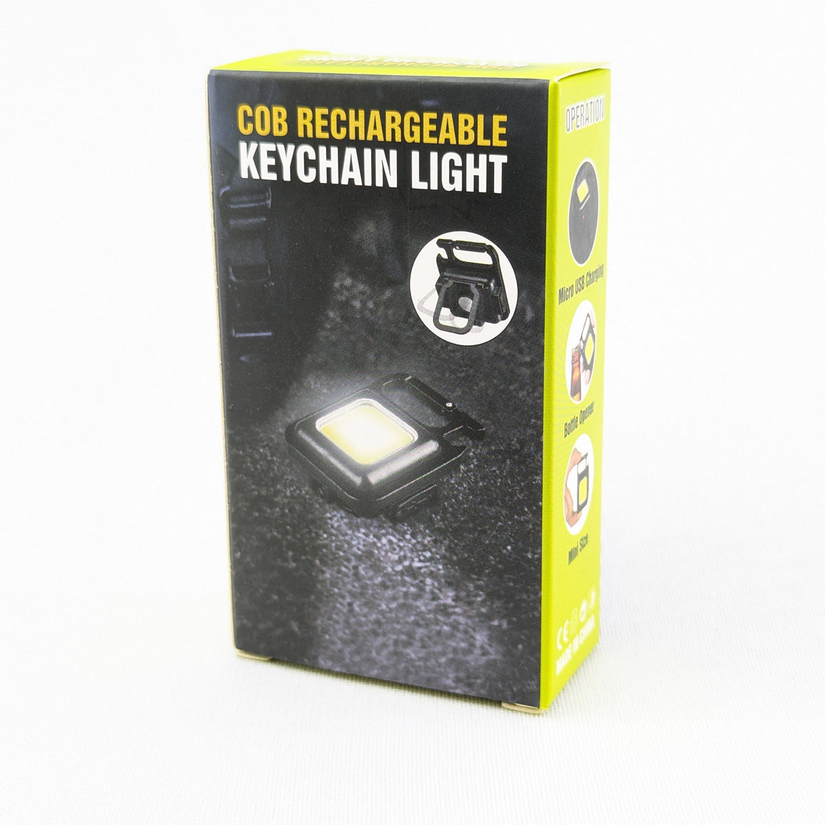 COB Rechargeable LED Keychain Light