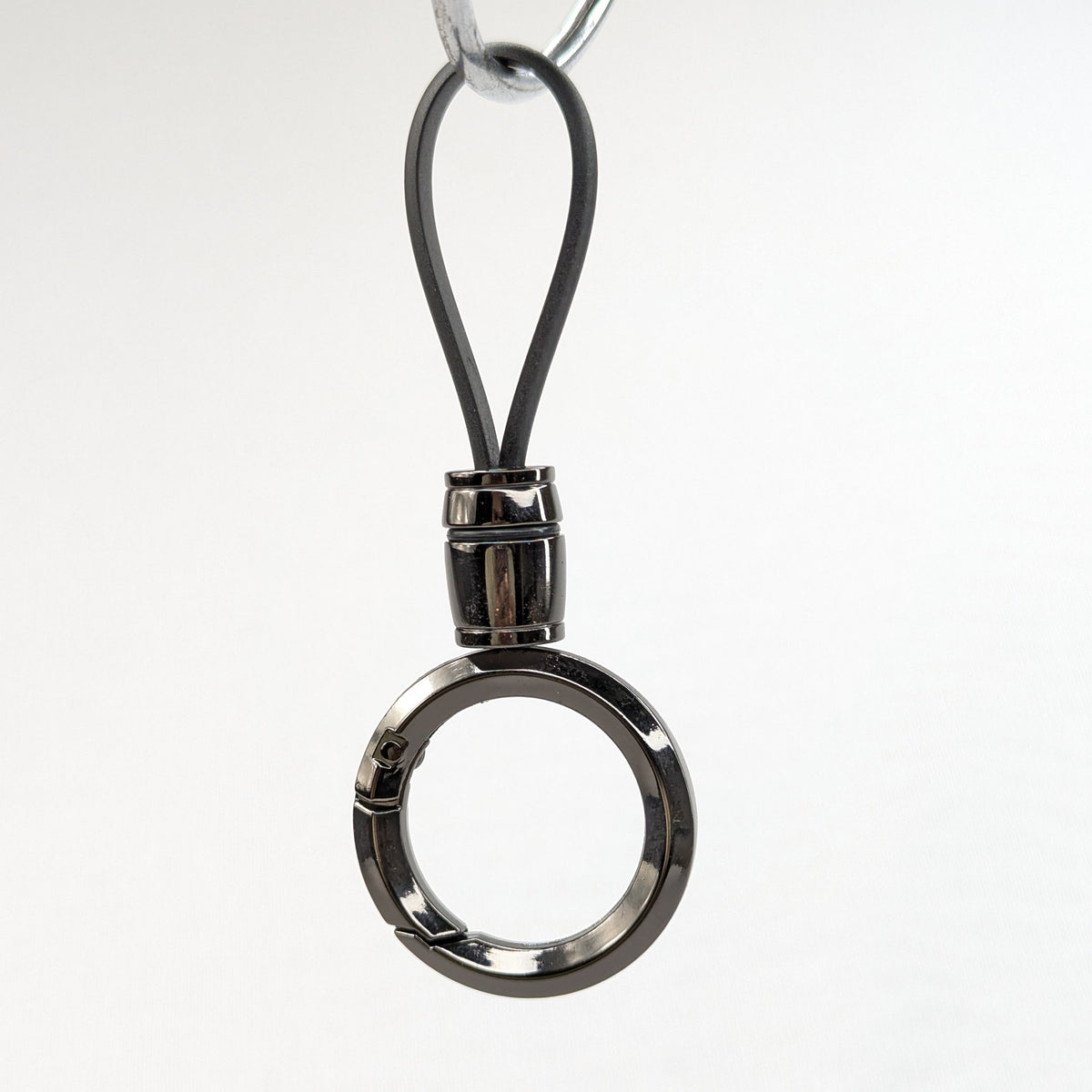 Metal Ring Key Holder with Loop Strap