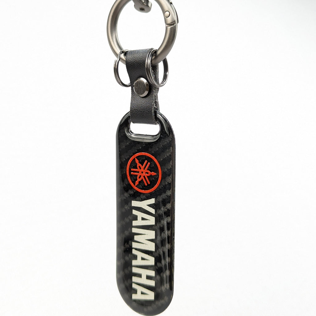 Carbon Fiber Keyring with Metal Ring