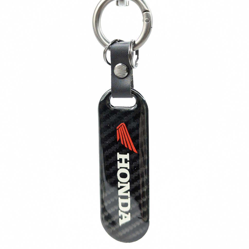 Carbon Fiber Keyring with Metal Ring