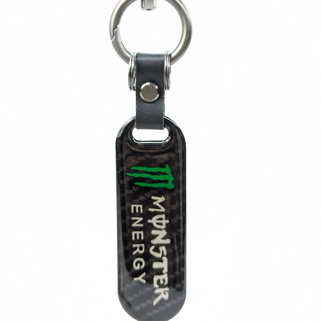 Carbon Fiber Keyring with Metal Ring