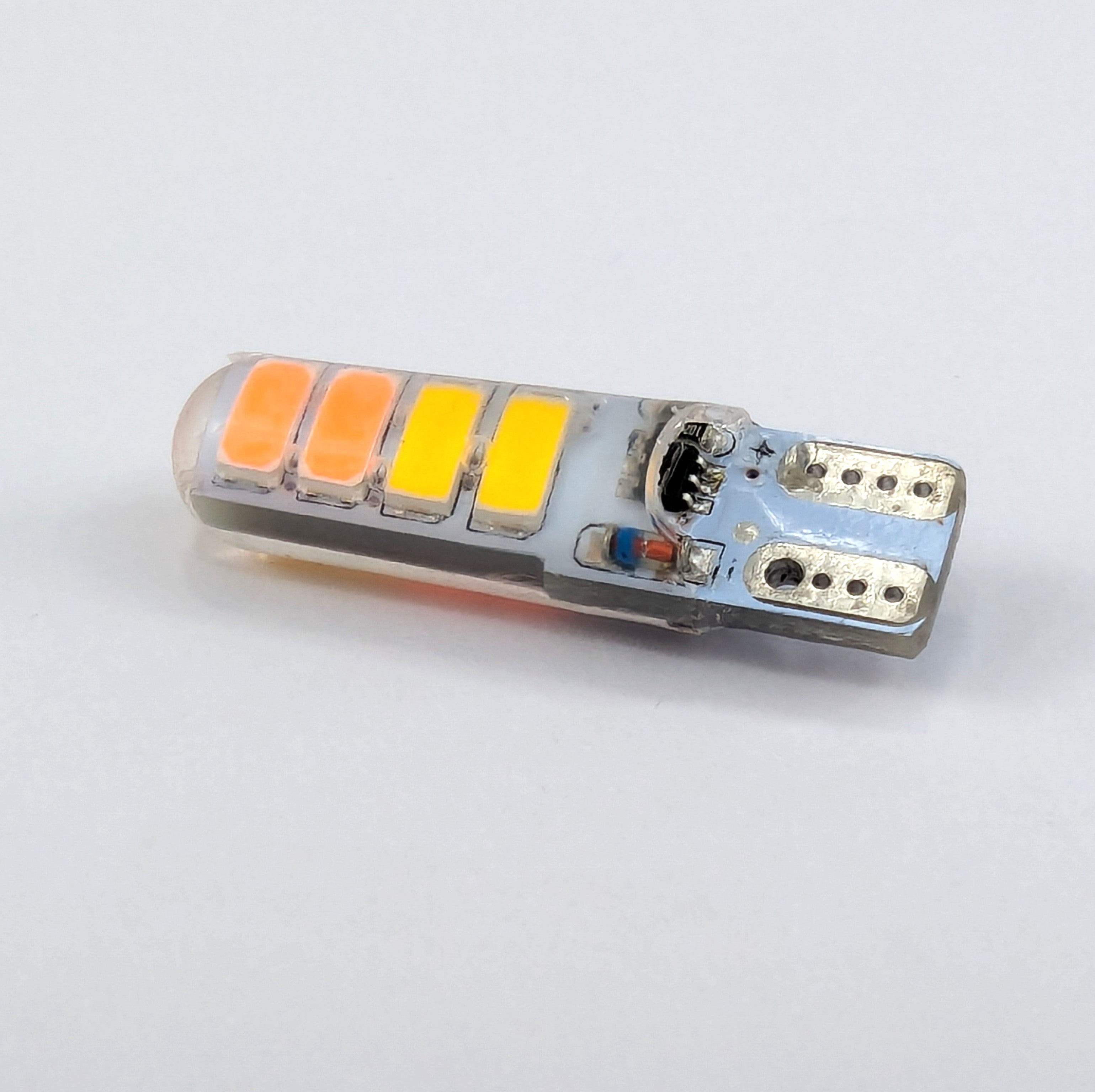 Silicone Dual Color LED Parking Bulb