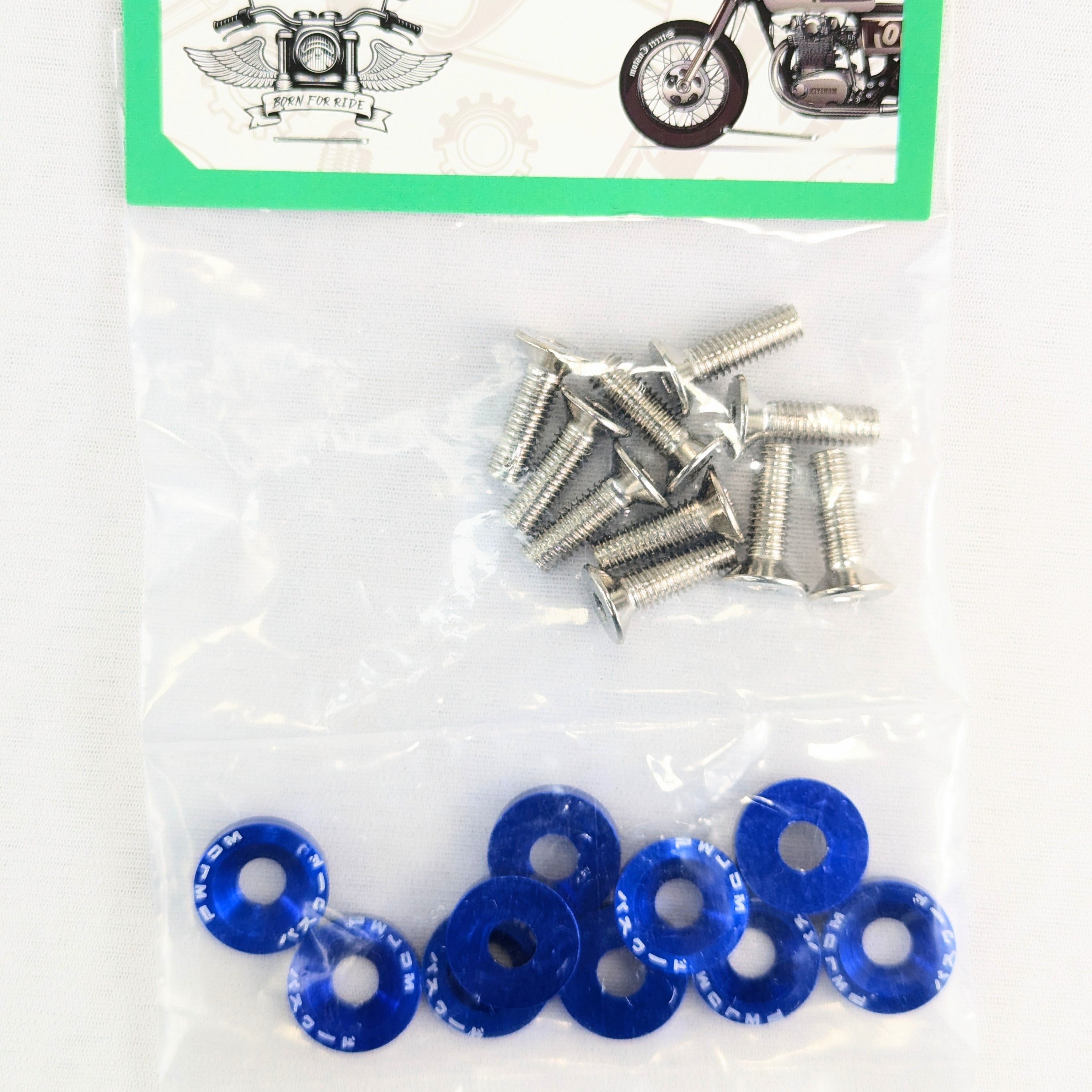 Motorcycle Fender Washers Bolts