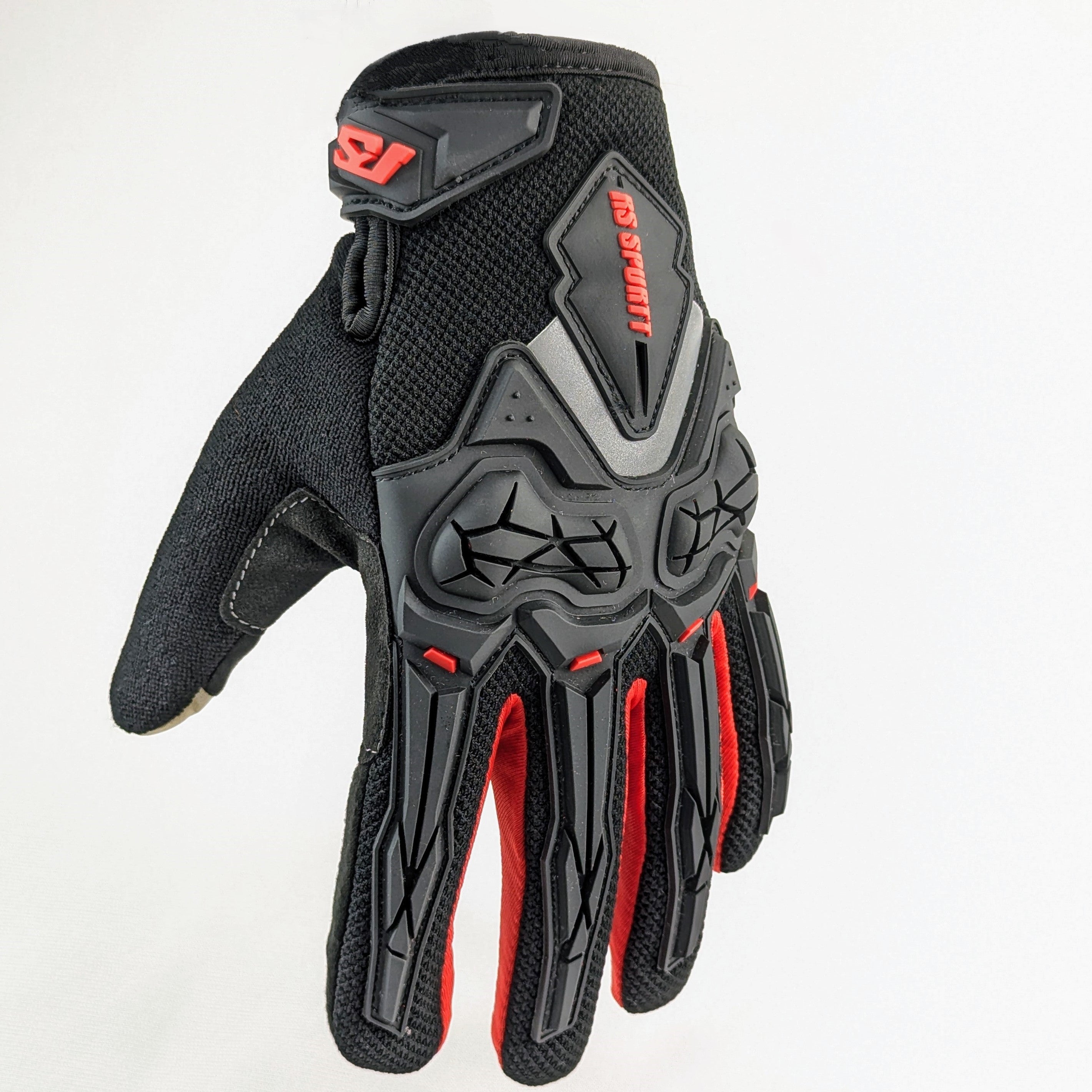 RS Spurtt full-finger motorcycle gloves.
