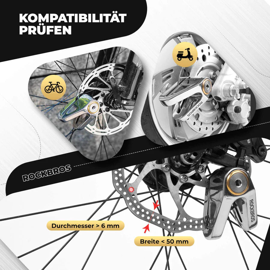 ROCKBROS Bicycle Lock Acid Proof