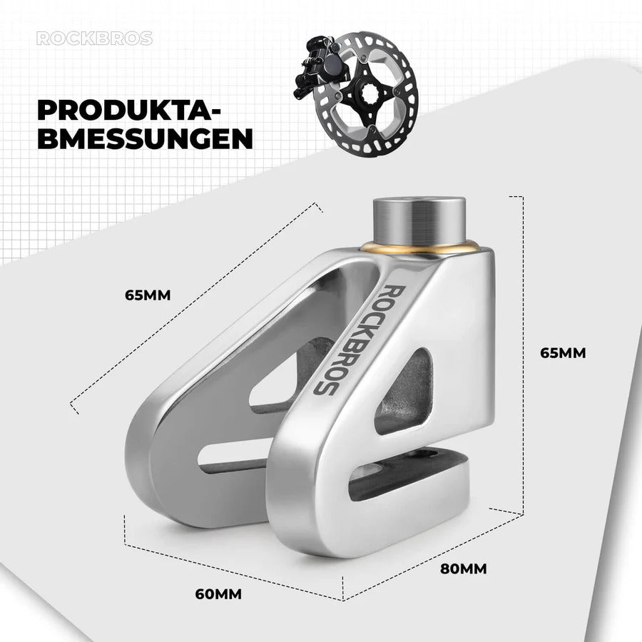 ROCKBROS Bicycle Lock Acid Proof