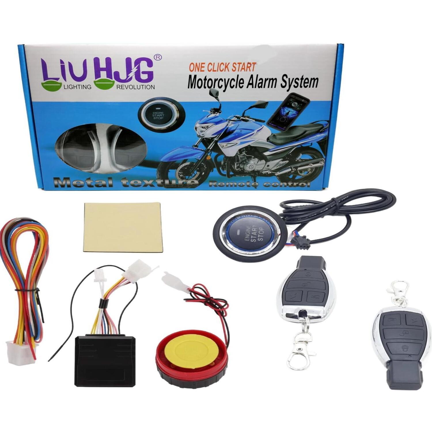 LIU HJG Original Motorcycle Anti-Theft Alarm System